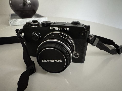 Olympus pen black - pen-f, +