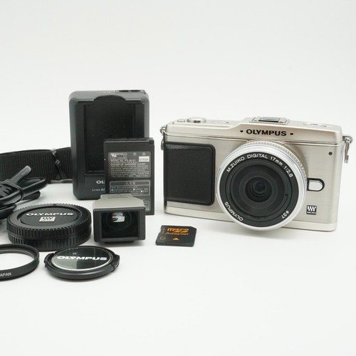 Olympus pen silver - e-p1, +