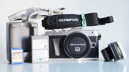 Olympus pen pl7 corpo 3502 - pen-e, corpo,